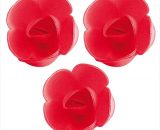 Wafer ružica crvena 4cm