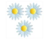 Wafer margaretice 4,5cm 100/1 plave