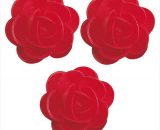 Wafer crvena ruža 4,5cm 75/1