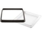 Set TARTE RING SQUER 200x200mm/kalup 170 x 170mm + prsten
