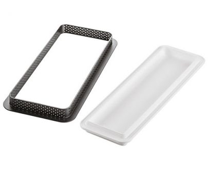 Set TARTE RING RECTANGULAR 265x105m/kalup 235x75mm + prsten