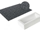 Silikonski kalup set BÛCHE ARABESQUE 250x90xH70mm