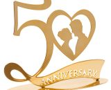 Toper 50. godišnjica metalni 20x16cm