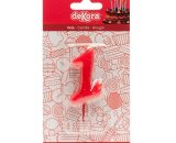 Rođendanska svječica COMIC 5,5x3cm br.1