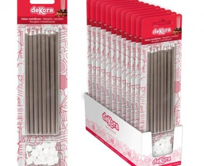 Rođendanske svjećice srebrene 13cm 16/1