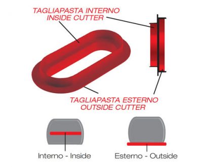 Silikonski kalup ECLAIRE 140 129x40 H35mm + izrezivać