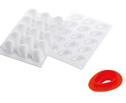 Silikonski kalup FRAGOLA 30 N.15 48x37 H33mm + rezać