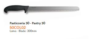 Profesionalni slastičarski nož nazubljeni 30cm