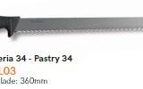 Profesionalni slastičarski nož nazubljeni 36cm