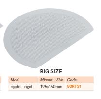 Strugač polukružni čvrsti 195x150mm