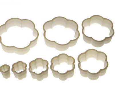 Set 8/1 NYLON cvijetni sjekača ravni rubovi