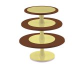 Stalak HULA UP BROWN XXL smeđi  fi240mm - 300mm - 350mm, visina 369mm