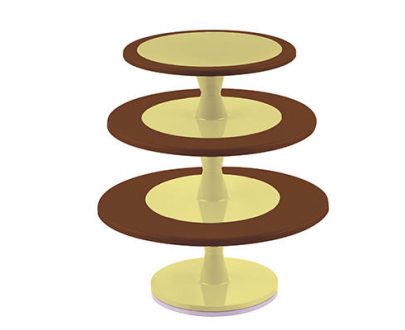 Stalak HULA UP BROWN XXL smeđi  fi240mm - 300mm - 350mm, visina 369mm