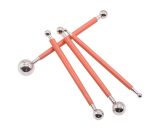 Štapići za modeliranje metalni/kugle 4/1