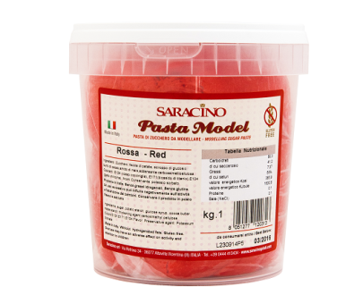 Saracino masa za modeliranje crvena 1kg