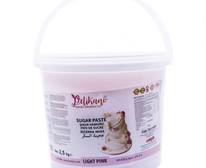 PeliKano šećerna masa za prekrivanje svijetlo roza 2,5kg
