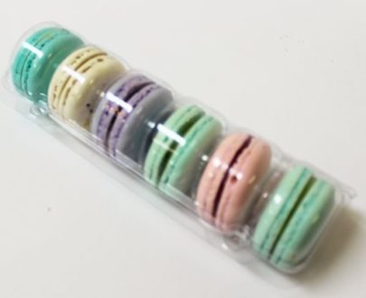 PVC kutija za makrone 6/1