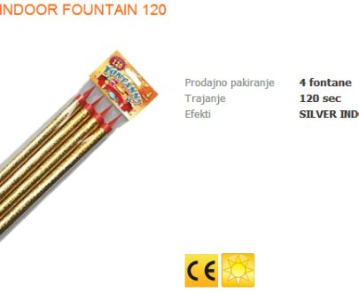 Tortna fontana 4/1 (120 sekundi)