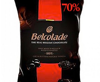 Čokolada Belcolade NOIR SUPREME 70,50% kakao udjela 5kg