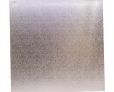 Cake board kvadratni srebrni 30x30cm, debljina 10mm