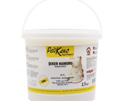 Pelikano šećerna masa za prekrivanje žuta 2,5kg