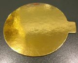 Podložak zlatni okrugli ravni fi10cm (monoporcione)