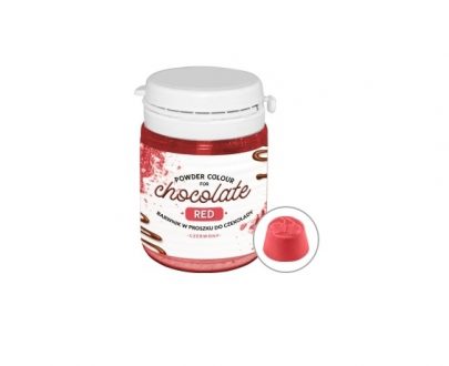 Boja u prahu za čokoladu 20g crvena