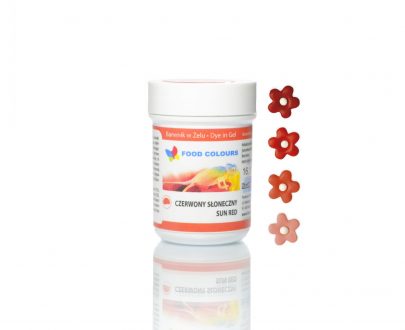 Jestiva boja u gelu 35g Sunčano crvena