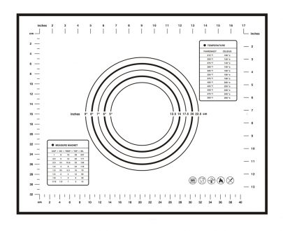 Silikonska mjerna podloga 400x500mm