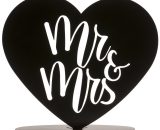 Vjenčani toper srce Mr&Mrs 14,5cm