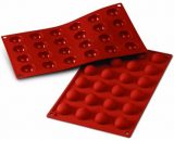 silikonski kalup polukugla