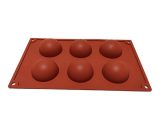 silikonski kalup polukugle