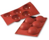 silikonski kalup polukugle